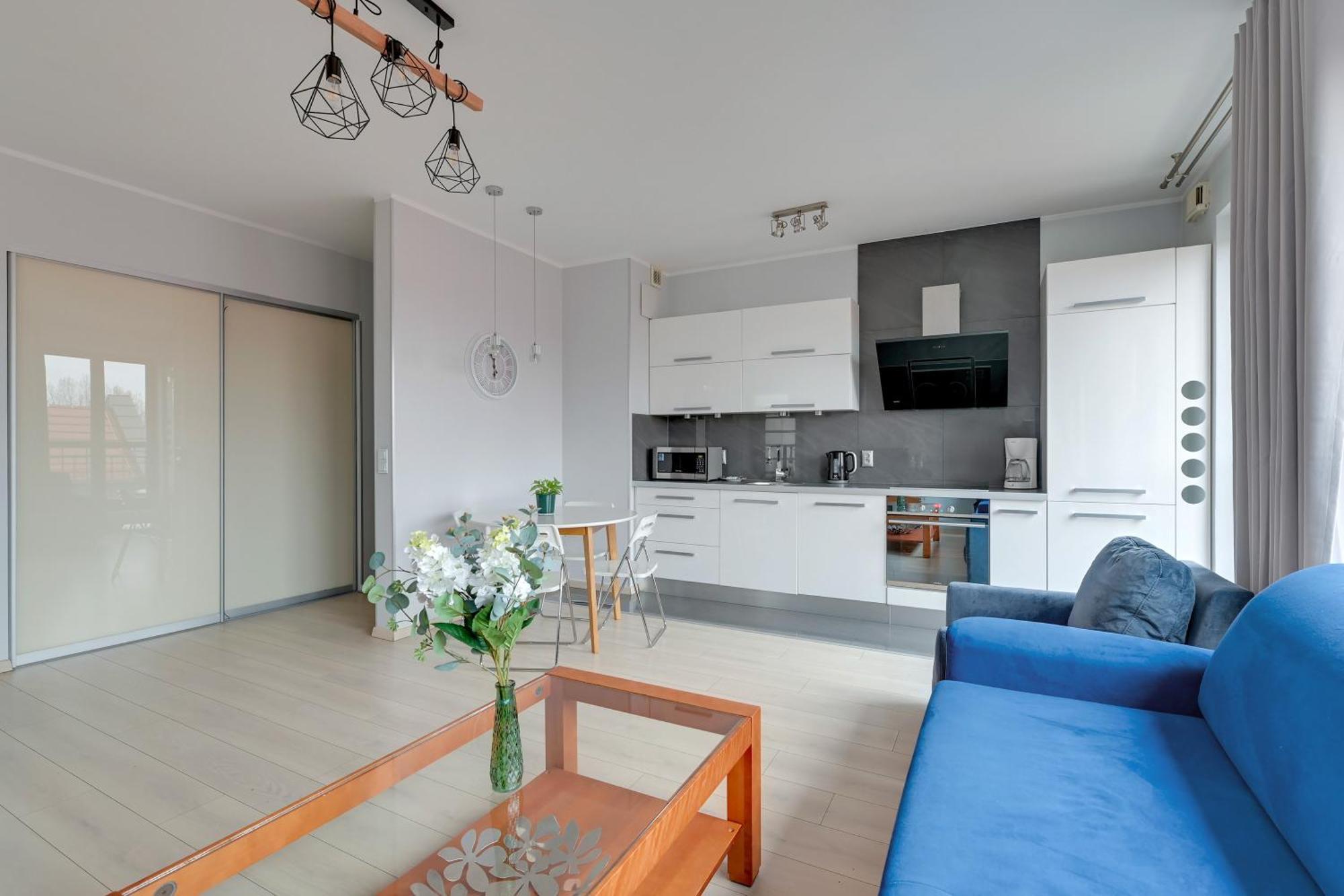グダニスクBlue Mandarin Marinaアパートメント 部屋 写真