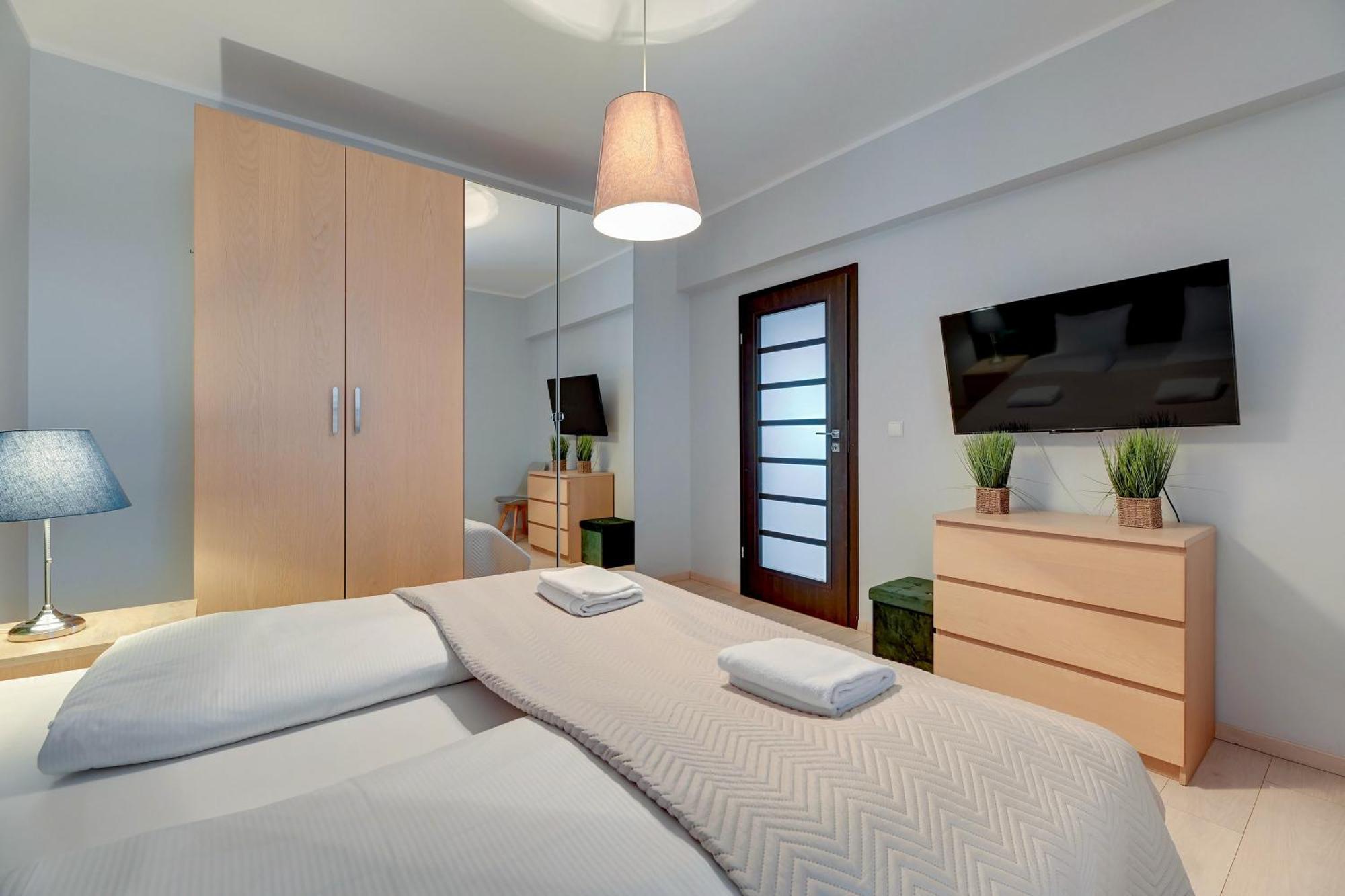 グダニスクBlue Mandarin Marinaアパートメント 部屋 写真